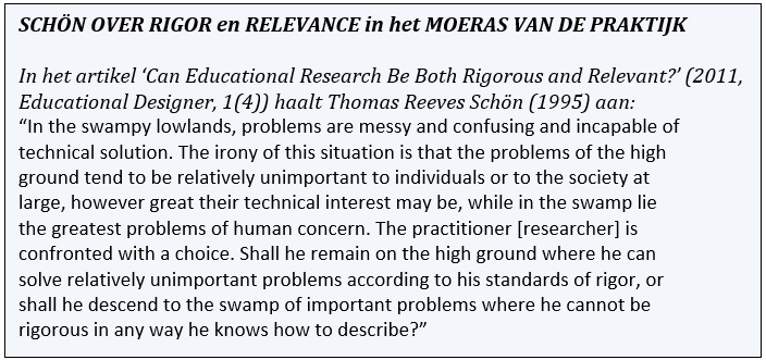 schon rigor relevance