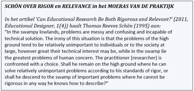schon rigor relevance